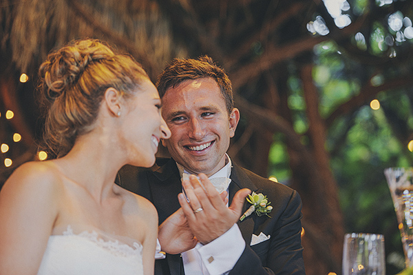 organic outdoor summer wedding at Holly Farm - photo by Lisa Lefringhouse Photography | via junebugweddings.com