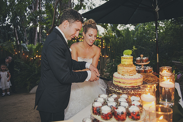 organic outdoor summer wedding at Holly Farm - photo by Lisa Lefringhouse Photography | via junebugweddings.com