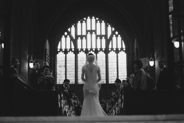 pink and purple wedding in Toronto at Arcadian Loft, photo by Aron Goss Photography | via junebugweddings.com