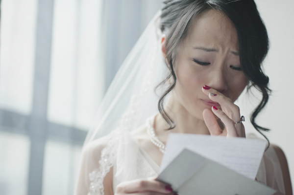 pink and purple wedding in Toronto at Arcadian Loft, photo by Aron Goss Photography | via junebugweddings.com