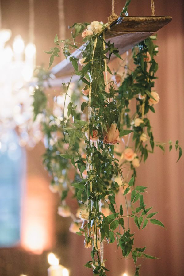 romantic blush and gold wedding inspiration shoot with photos by Vue Photography | via junebugweddings.com