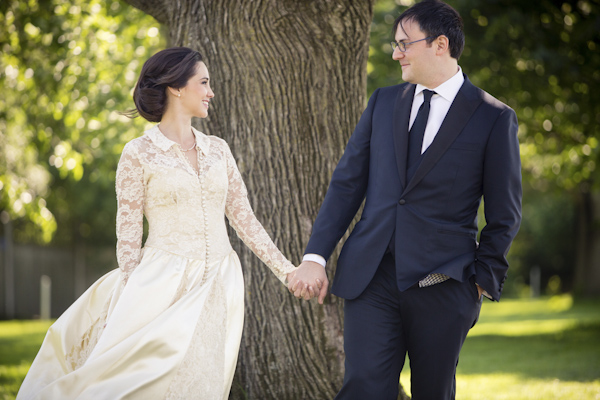 family focused traditional jewish wedding at Philadelphia Cricket Club in Pennsylvania, photo by Asya Photography | via junebugweddings.com