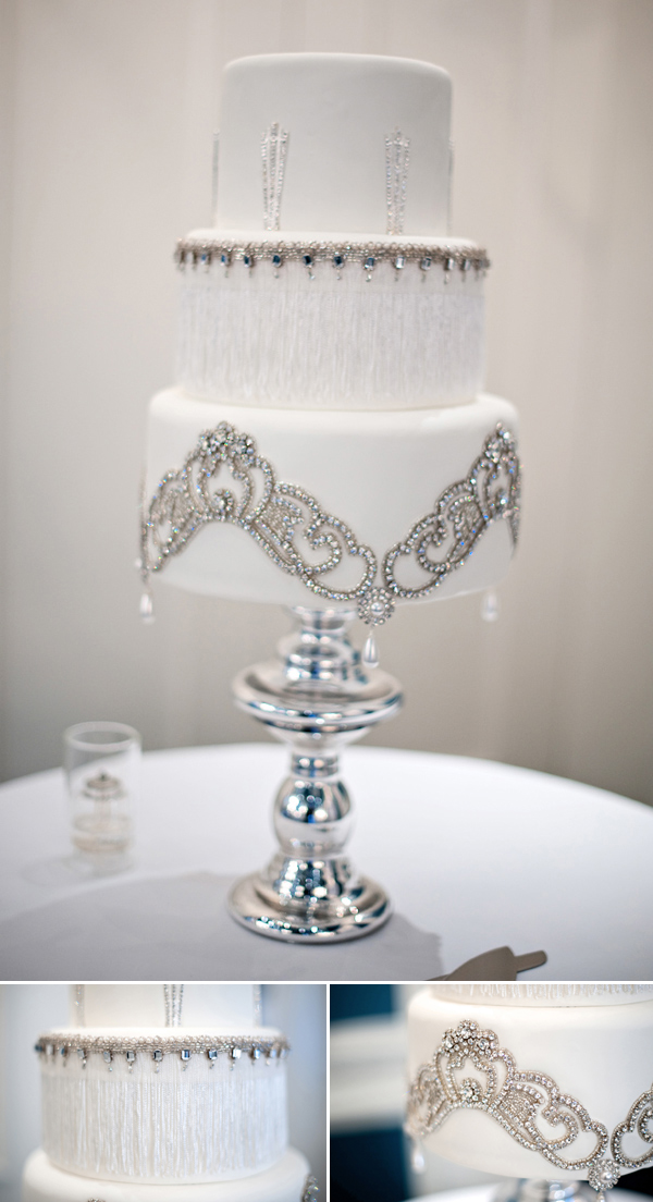 roaring twenties inspired vintage wedding with photos by Kristen Weaver Photography | via junebugweddings.com