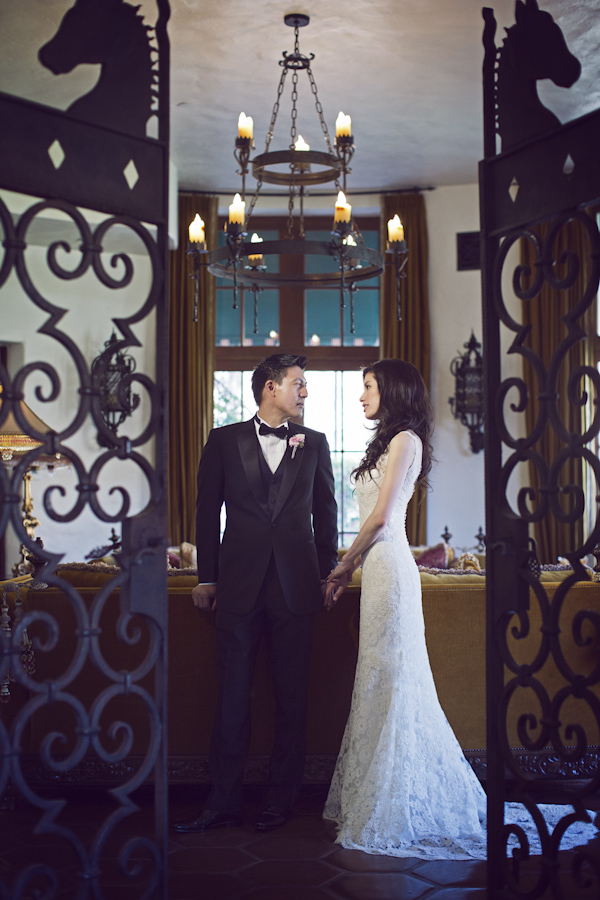 blush, ivory and pink wedding at Hummingbird Nest Ranch, California - Photo by Duke Photography | via junebugweddings.com