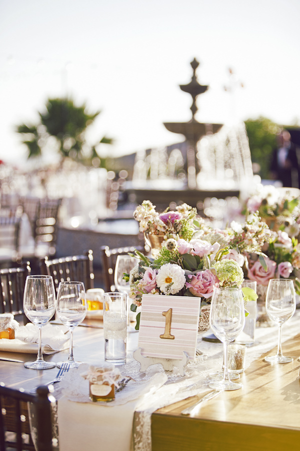 blush, ivory and pink wedding at Hummingbird Nest Ranch, California - Photo by Duke Photography | via junebugweddings.com