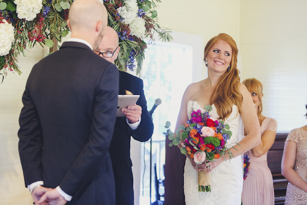 colorful texas wedding at Starhill Ranch, photo by Austin wedding photographer Christina Carroll Photography | via junebugweddings.com