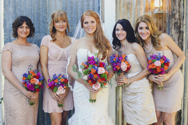 colorful texas wedding at Starhill Ranch, photo by Austin wedding photographer Christina Carroll Photography | via junebugweddings.com