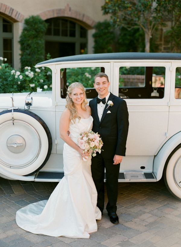 pink and cream wedding at the Big Canyon Country Club, photo by Troy Grover Photographers | via junebugweddings.com (35)
