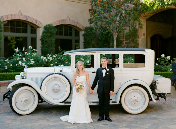 pink and cream wedding at the Big Canyon Country Club, photo by Troy Grover Photographers | via junebugweddings.com (20)