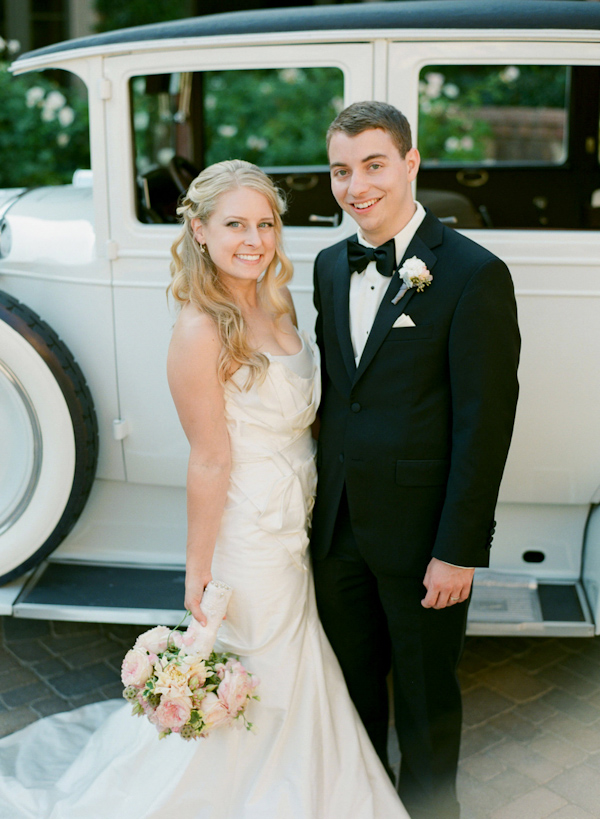 pink and cream wedding at the Big Canyon Country Club, photo by Troy Grover Photographers | via junebugweddings.com (19)