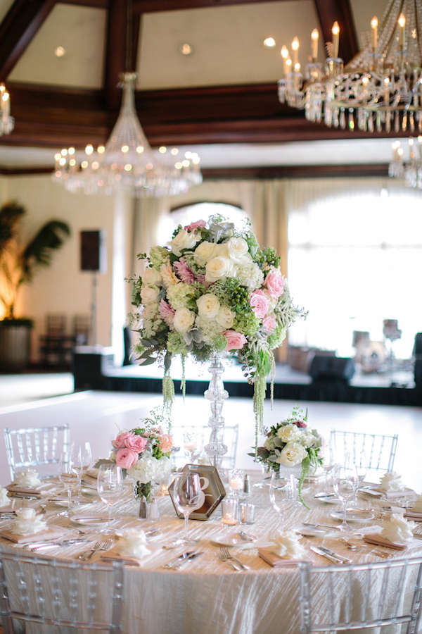 pink and cream wedding at the Big Canyon Country Club, photo by Troy Grover Photographers | via junebugweddings.com (13)