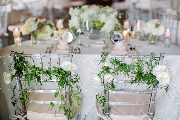 pink and cream wedding at the Big Canyon Country Club, photo by Troy Grover Photographers | via junebugweddings.com