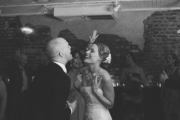 grey and cream wedding at The Historic Rice Mill, Charleston, South Carolina - photo by Paige Winn Photo | via junebugweddings.com