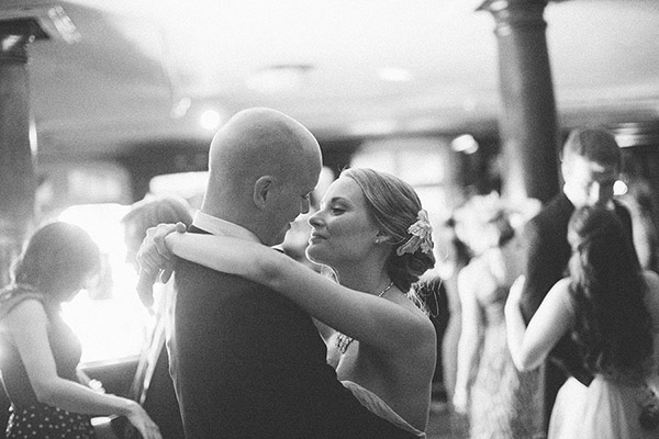 grey and cream wedding at The Historic Rice Mill, Charleston, South Carolina - photo by Paige Winn Photo | via junebugweddings.com