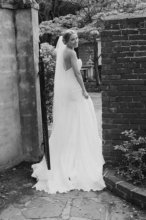 grey and cream wedding at The Historic Rice Mill, Charleston, South Carolina - photo by Paige Winn Photo | via junebugweddings.com