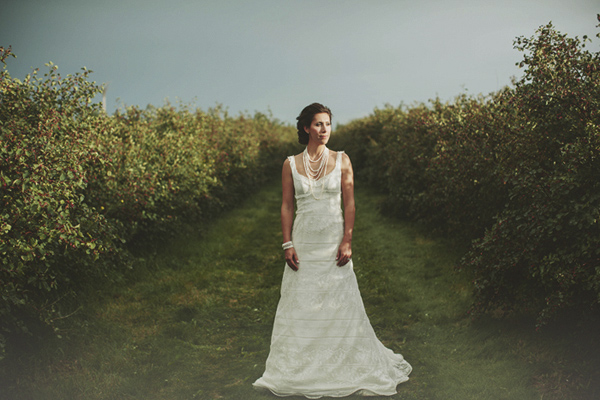 rustic and stylish wedding at Saskatoon Farm in Calgary, Alberta - Rowan Jane Photography | via junebugweddings.com