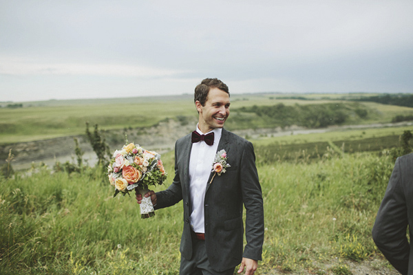 rustic and stylish wedding at Saskatoon Farm in Calgary, Alberta - Rowan Jane Photography | via junebugweddings.com