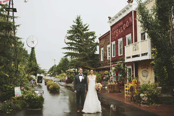 rustic and stylish wedding at Saskatoon Farm in Calgary, Alberta - Rowan Jane Photography | via junebugweddings.com