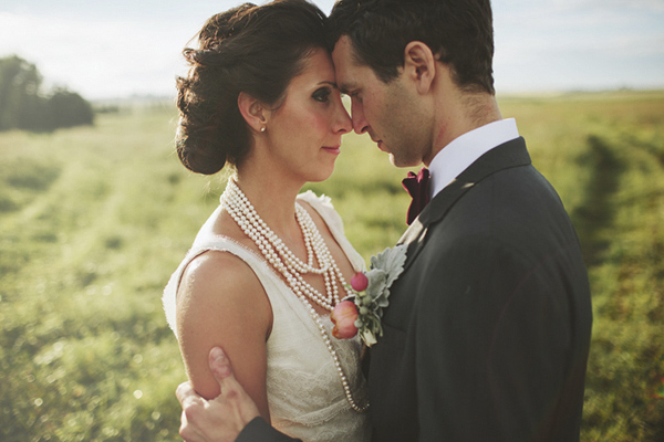 rustic and stylish wedding at Saskatoon Farm in Calgary, Alberta - Rowan Jane Photography | via junebugweddings.com