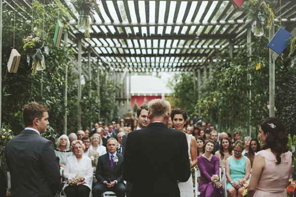 rustic and stylish wedding at Saskatoon Farm in Calgary, Alberta - Rowan Jane Photography | via junebugweddings.com