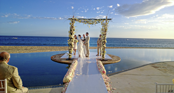 wedding shot by cell phone Nokia Lumia 1020 by Joy Marie Photography at Capella Resort, California | via junebugweddings.com