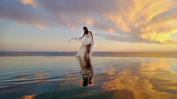 wedding shot by cell phone Nokia Lumia 1020 by Joy Marie Photography at Capella Resort, California | via junebugweddings.com