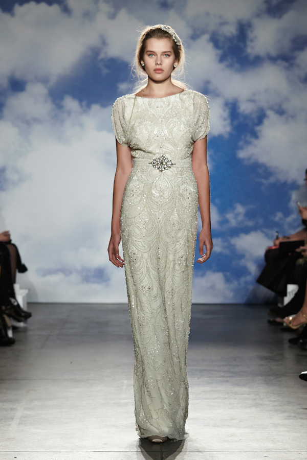 wedding dresses with sleeves - new necklines from the spring 2015 bridal collection by Jenny Packham | via junebugweddings.com