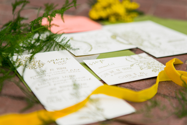 botanical inspiration photo shoot at the Philadelphia Horticultural Center, photos by Lindsay Docherty Photography | via junebugweddings.com