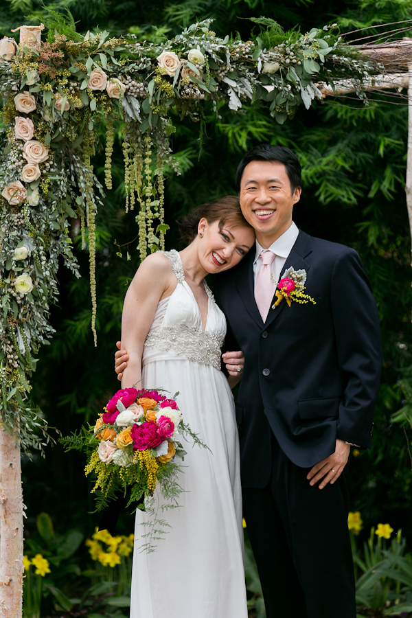 botanical inspiration photo shoot at the Philadelphia Horticultural Center, photos by Lindsay Docherty Photography | via junebugweddings.com