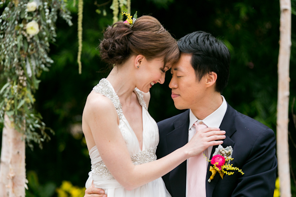 botanical inspiration photo shoot at the Philadelphia Horticultural Center, photos by Lindsay Docherty Photography | via junebugweddings.com