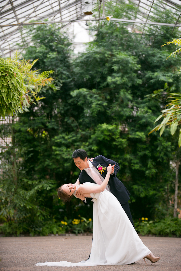 botanical inspiration photo shoot at the Philadelphia Horticultural Center, photos by Lindsay Docherty Photography | via junebugweddings.com