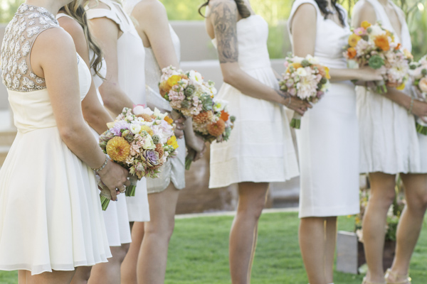 colorful desert wedding at Four Seasons in Scottsdale, Arizona - photo by Erica Velasco Photographer | via junebugweddings.com