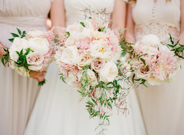 floral crown bridal style with photos from Taylor Lord Photography | via junebugweddings.com