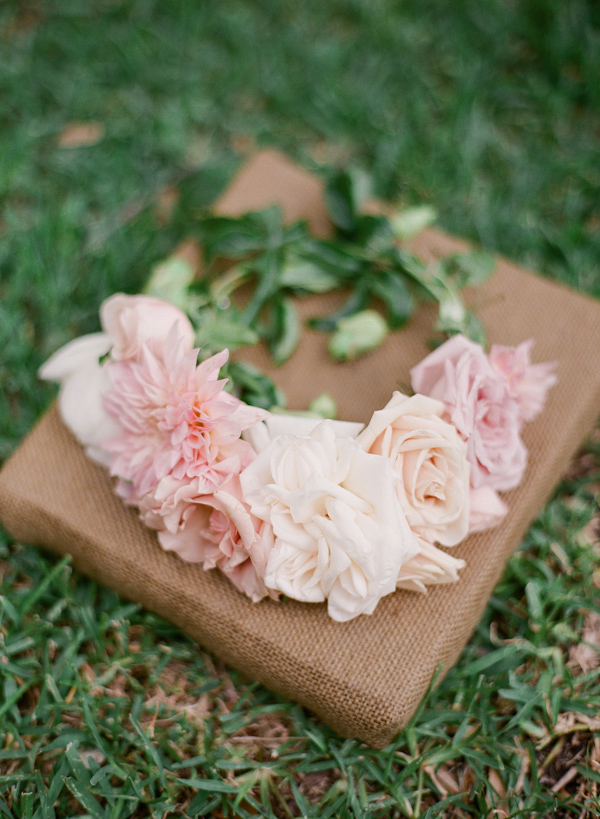 floral crown bridal style with photos from Taylor Lord Photography | via junebugweddings.com