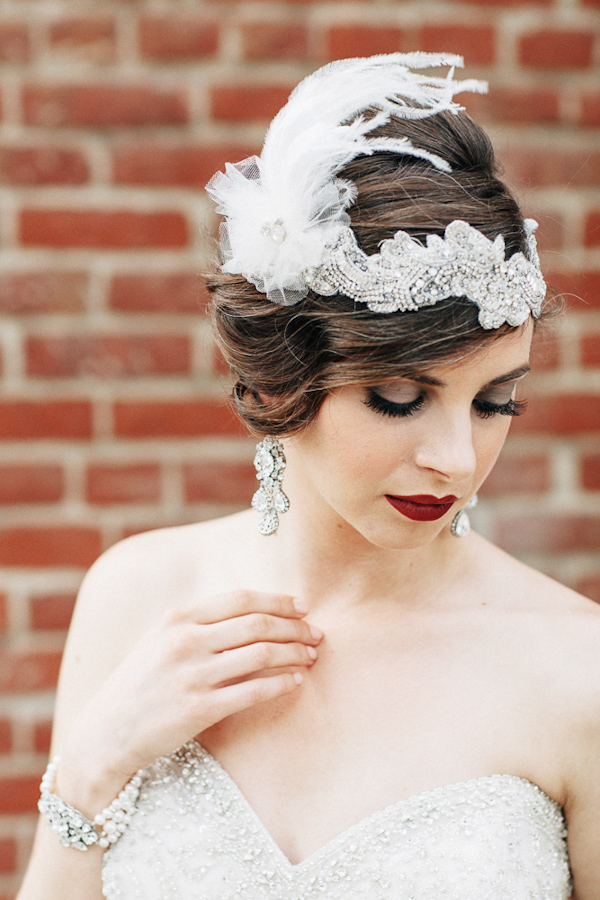 glamourous vintage plum Inspiration photo shoot from Heather Elizabeth Photography | via junebugweddings.com