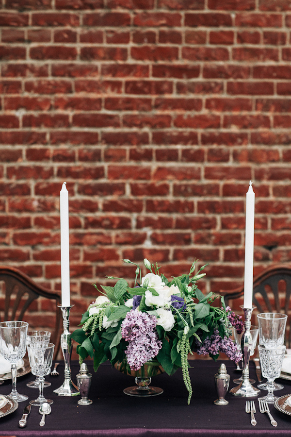 glamourous vintage plum Inspiration photo shoot from Heather Elizabeth Photography | via junebugweddings.com