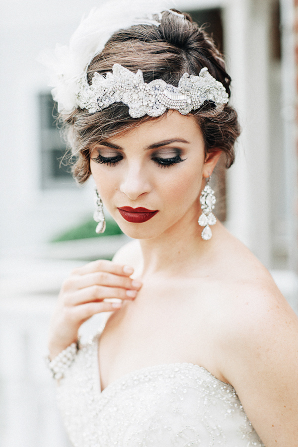 glamourous vintage plum Inspiration photo shoot from Heather Elizabeth Photography | via junebugweddings.com