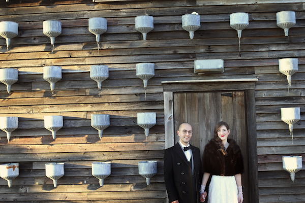 warm and cozy winter wedding, photo by Alison Conklin Photography | via junebugweddings.com