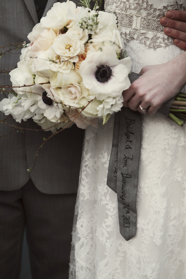 warm and cozy winter wedding, photo by Alison Conklin Photography | via junebugweddings.com