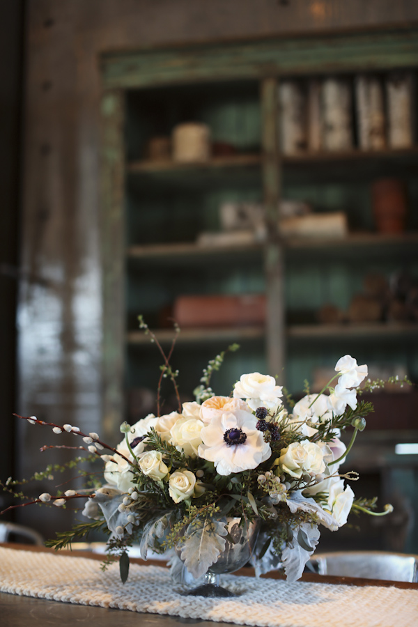 warm and cozy winter wedding, photo by Alison Conklin Photography | via junebugweddings.com