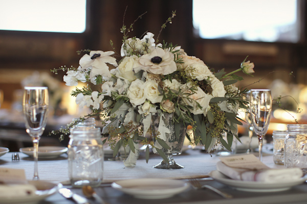 warm and cozy winter wedding, photo by Alison Conklin Photography | via junebugweddings.com