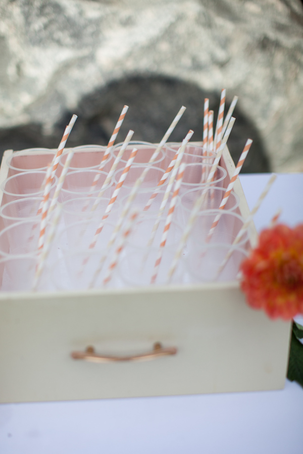 peach and cream rustic winery wedding in Naramata, BC with photos by Whitney Lane Photography | via junebugweddings.com