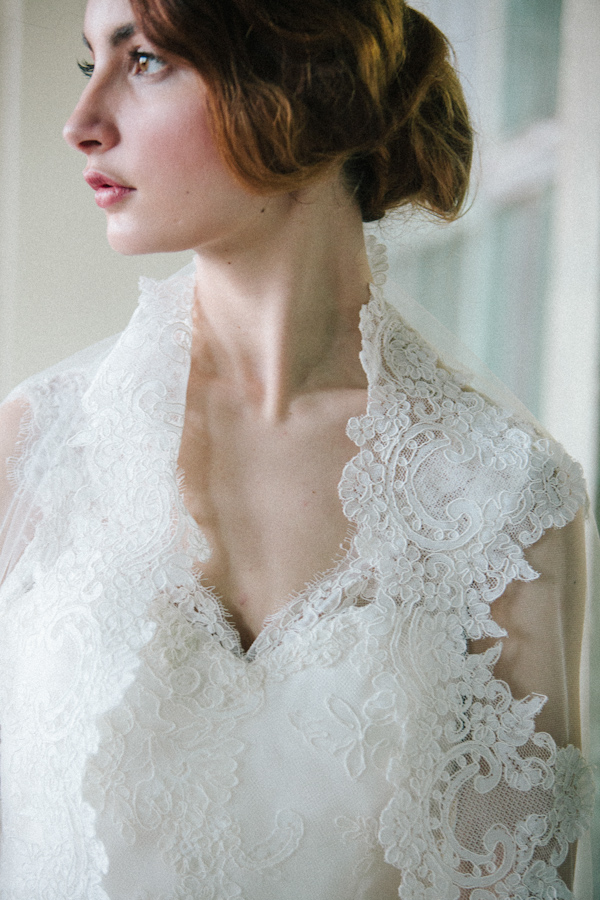 exclusive sneak peak at the spring 2015 bridal collection from wedding dress designer Sareh Nouri | junebugweddings.com