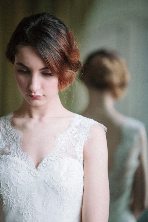exclusive sneak peak at the spring 2015 bridal collection from wedding dress designer Sareh Nouri | junebugweddings.com