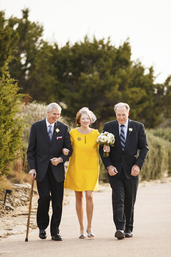 yellow and gray elopement wedding in Austin, Texas - Jake Holt Photography | via junebugweddings.com