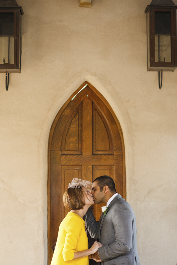 yellow and gray elopement wedding in Austin, Texas - Jake Holt Photography | via junebugweddings.com