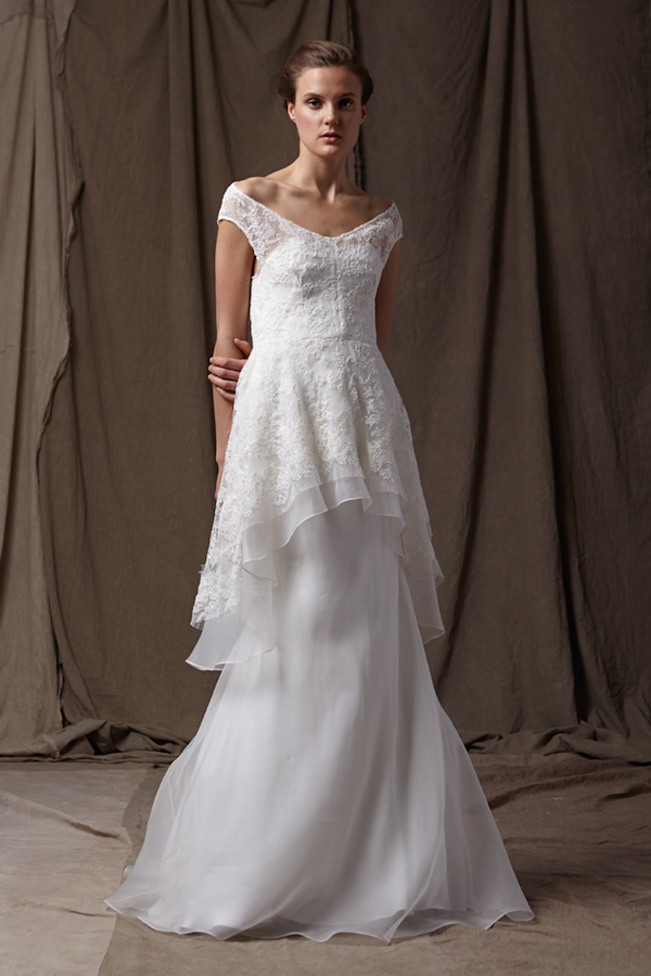 Lela Rose Spring 2015 Bridal Collection | via junebugweddings.com