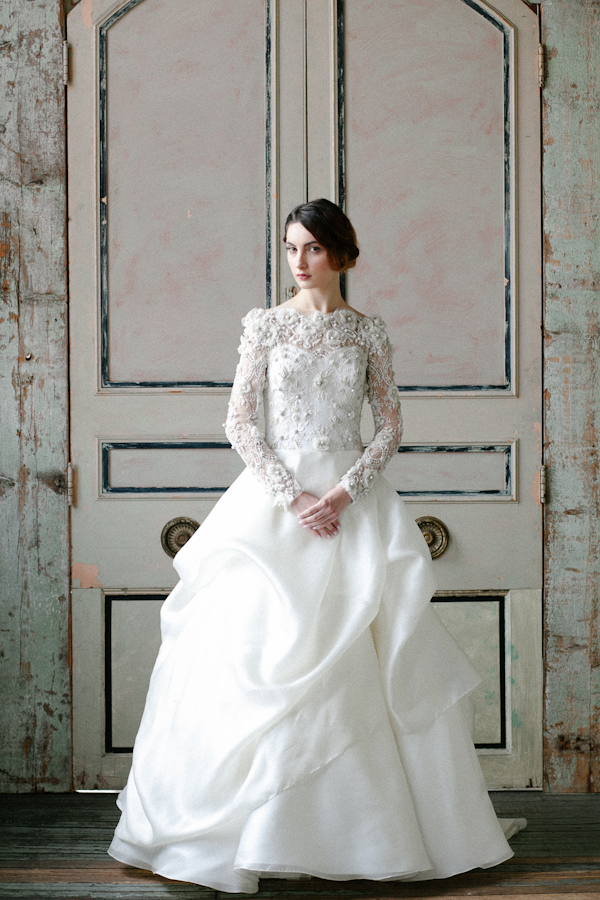 opulent wedding dresses - introducing the spring 2015 bridal collection by Sareh Nouri | via junebugweddings.com