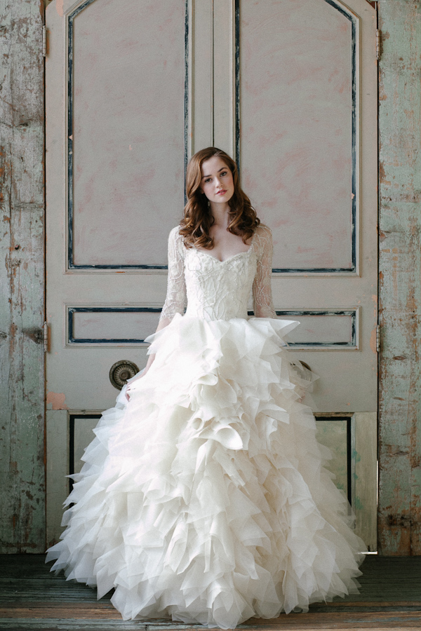 opulent wedding dresses - introducing the spring 2015 bridal collection by Sareh Nouri | via junebugweddings.com