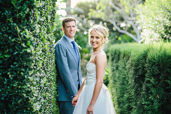 charming Australia wedding with gorgeous wedding party style, photo by Hannah Blackmore Photography | via junebugweddings.com